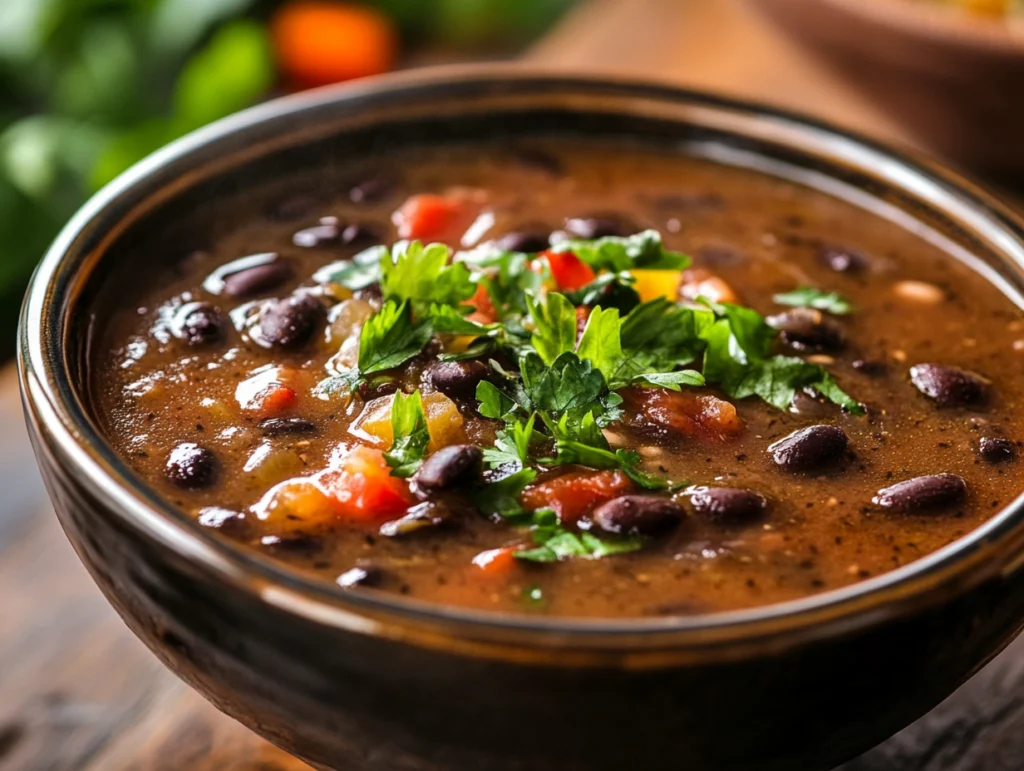 Why does my Black Bean Soup taste bitter