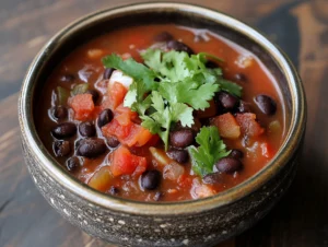 do you have to soak black beans before making soup