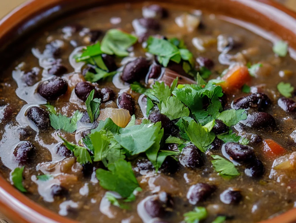 do you have to soak black beans before making soup