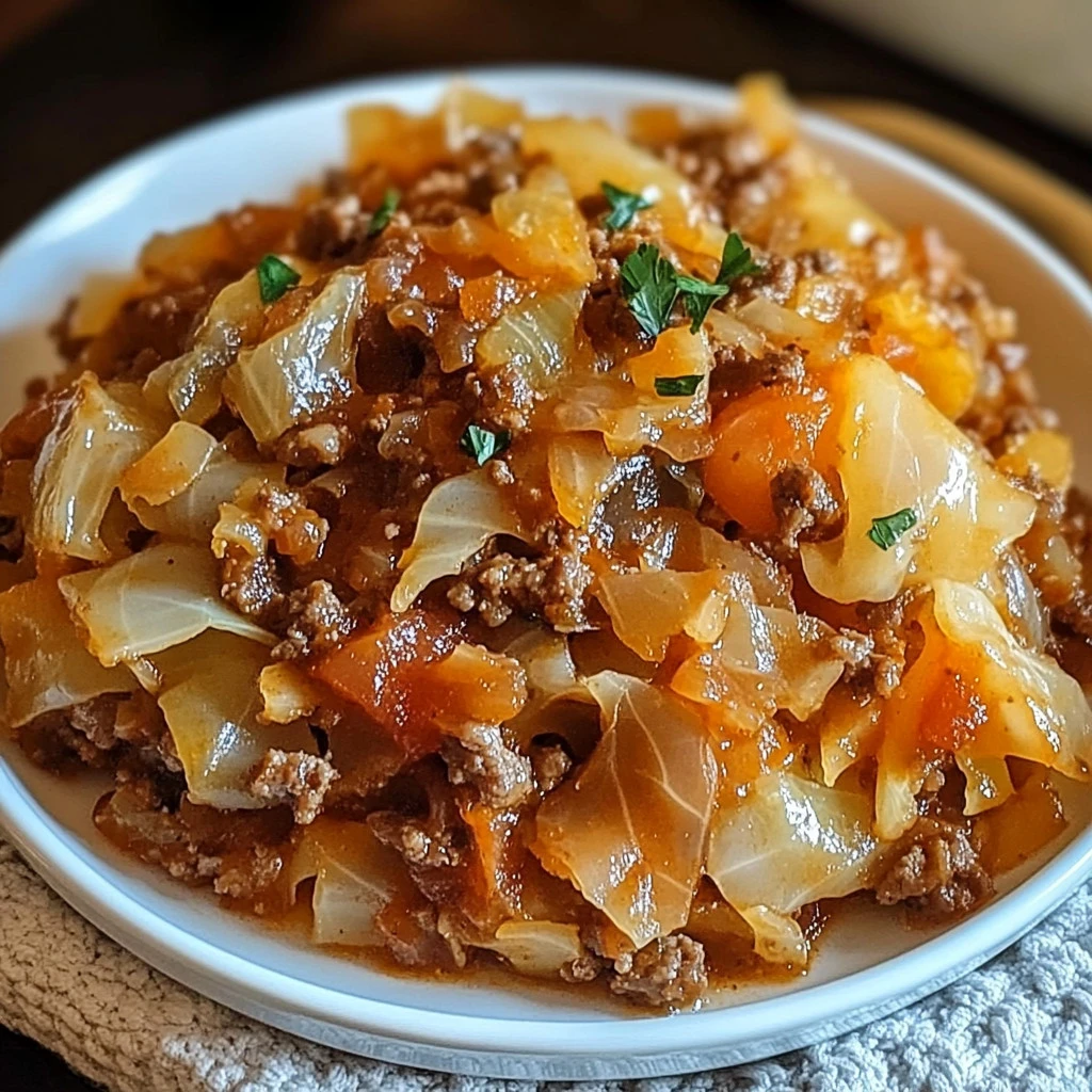 cabbage ground beef casserole Home