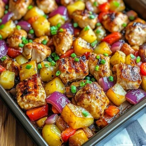 Hawaiian Chicken Sheet Pan
