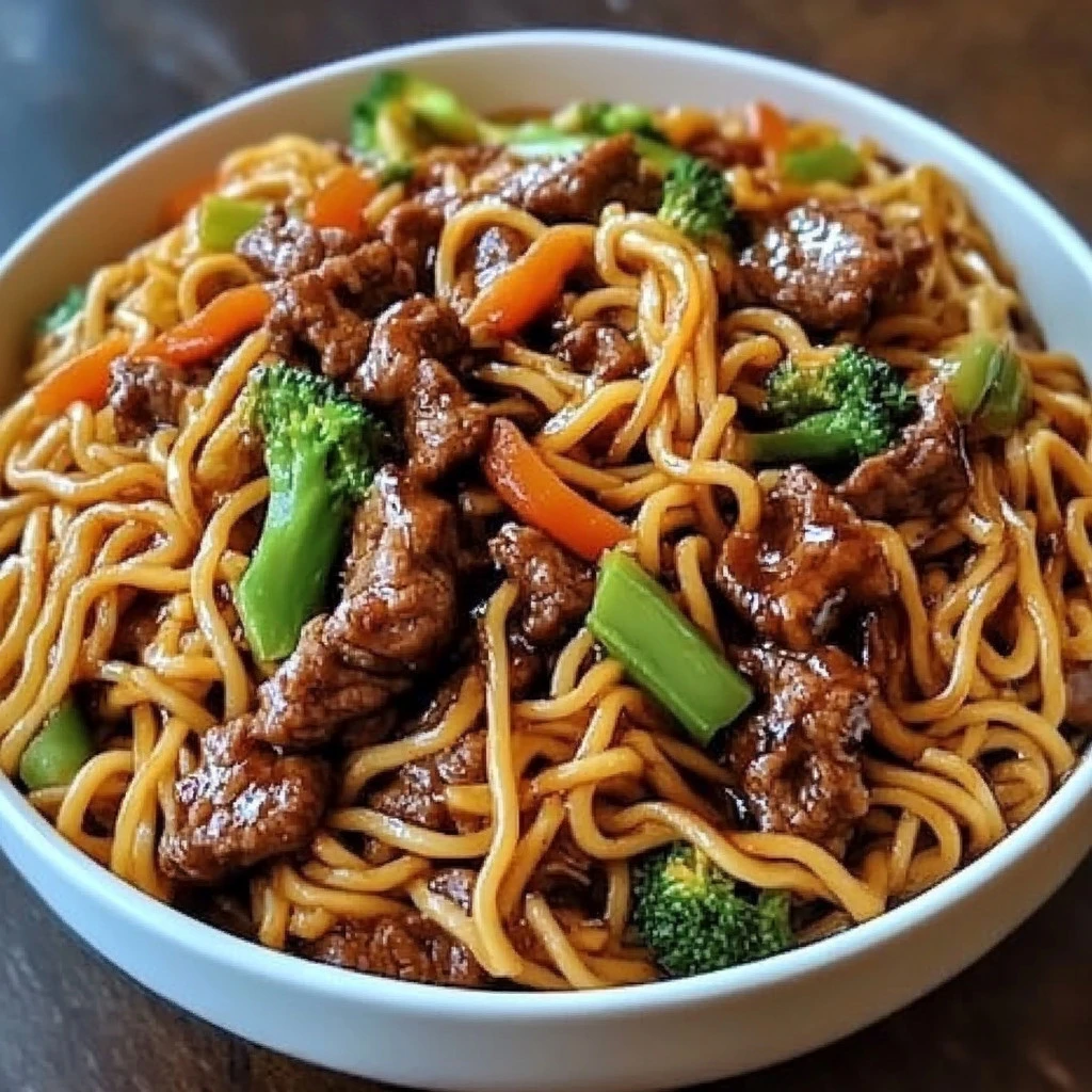 Beef Stir-Fried Noodles