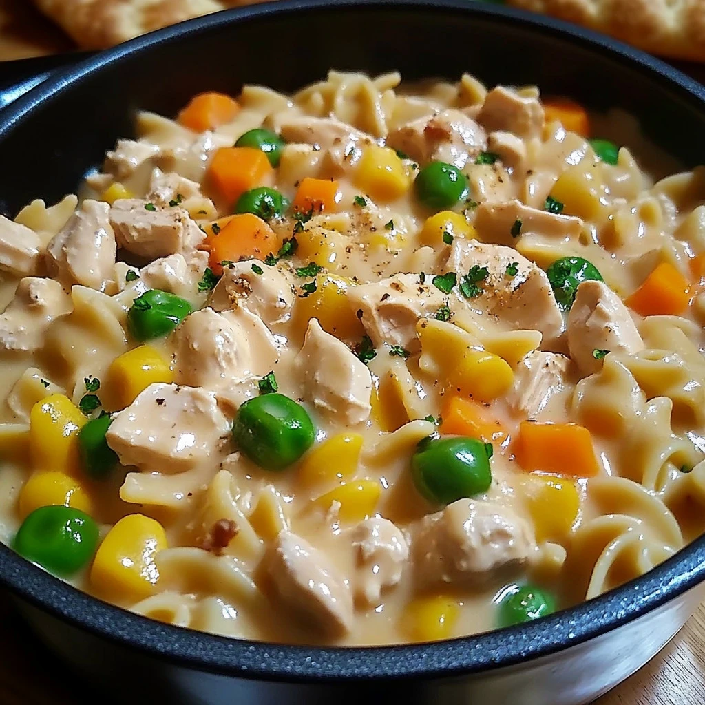 Chicken Pot Pie Pasta