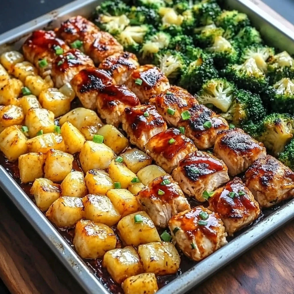 Hawaiian Chicken Sheet Pan