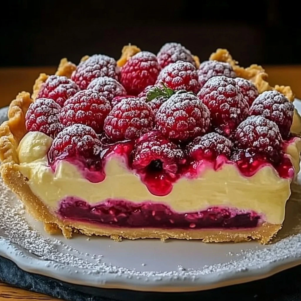 Lemon Raspberry Pie