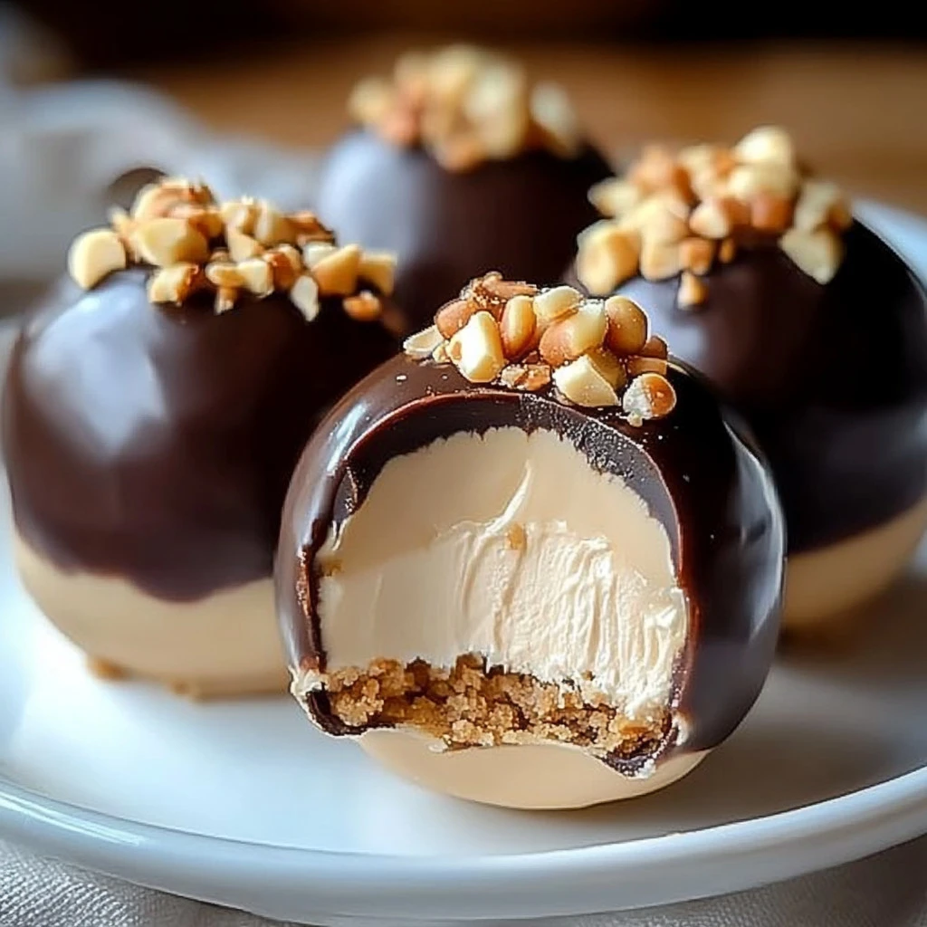 No-Bake Peanut Butter Cheesecake Balls