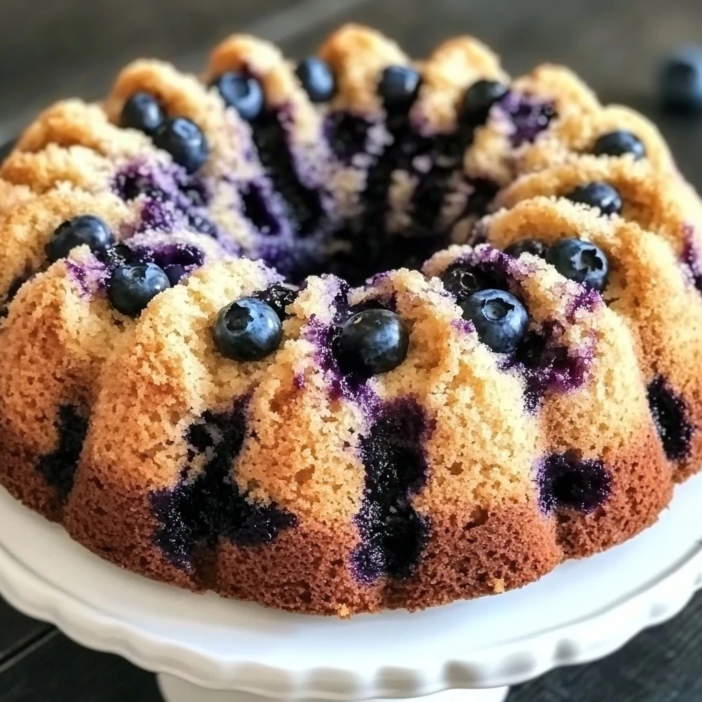 sour cream blueberry coffee cake Sour Cream Blueberry Coffee Cake