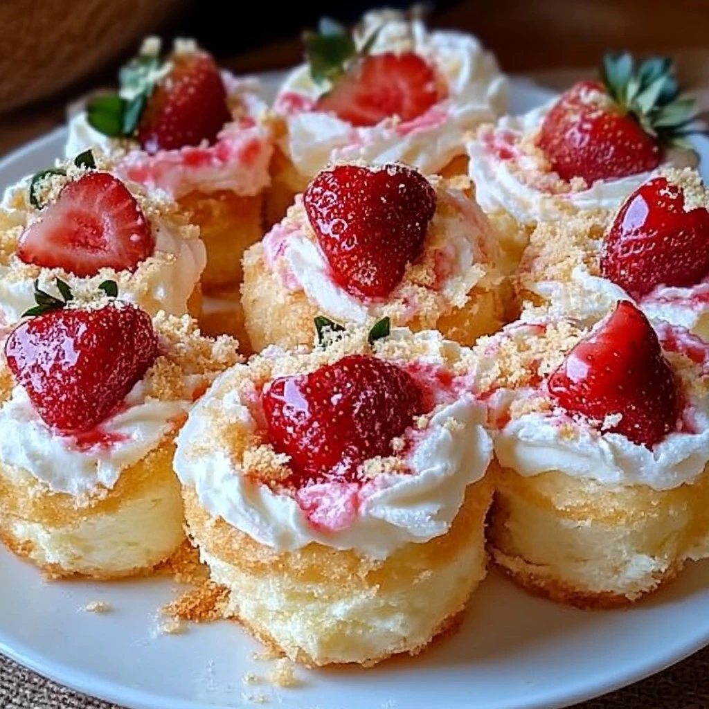 strawberry shortcake cheesecake rolls Strawberry Shortcake Cheesecake Rolls