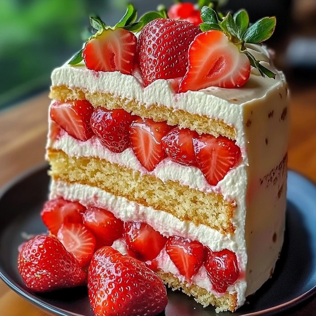 Strawberry Shortcake Layer Cake