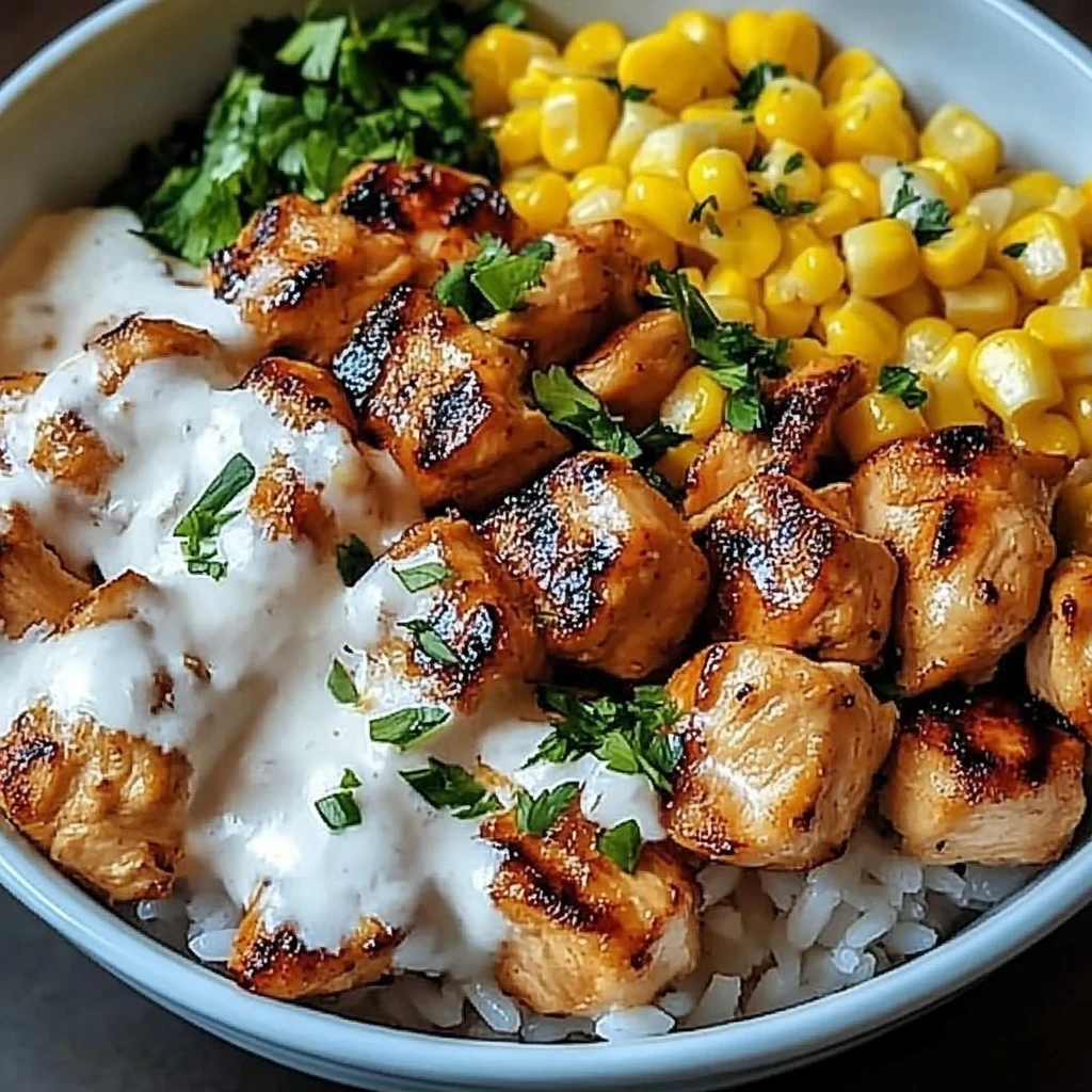 Street Corn Chicken Rice Bowl